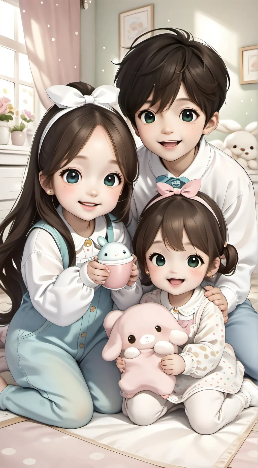 ai character: Your sweet kids  background