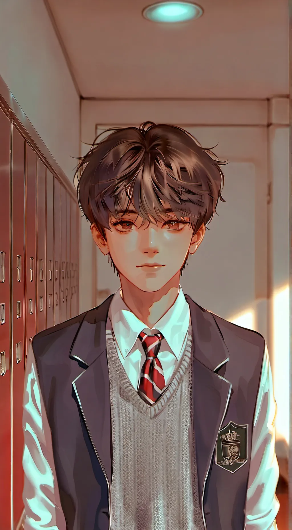 ai character: 67 kid(school) background