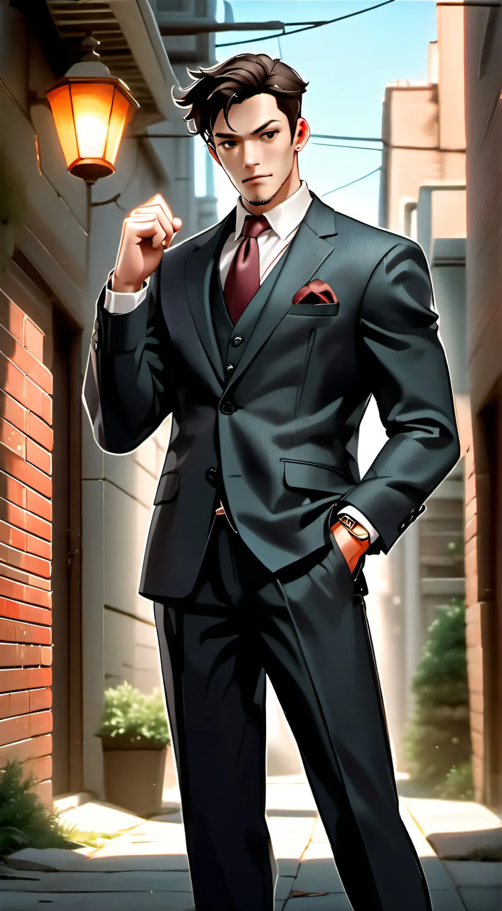 ai character: Mister Super Goon background