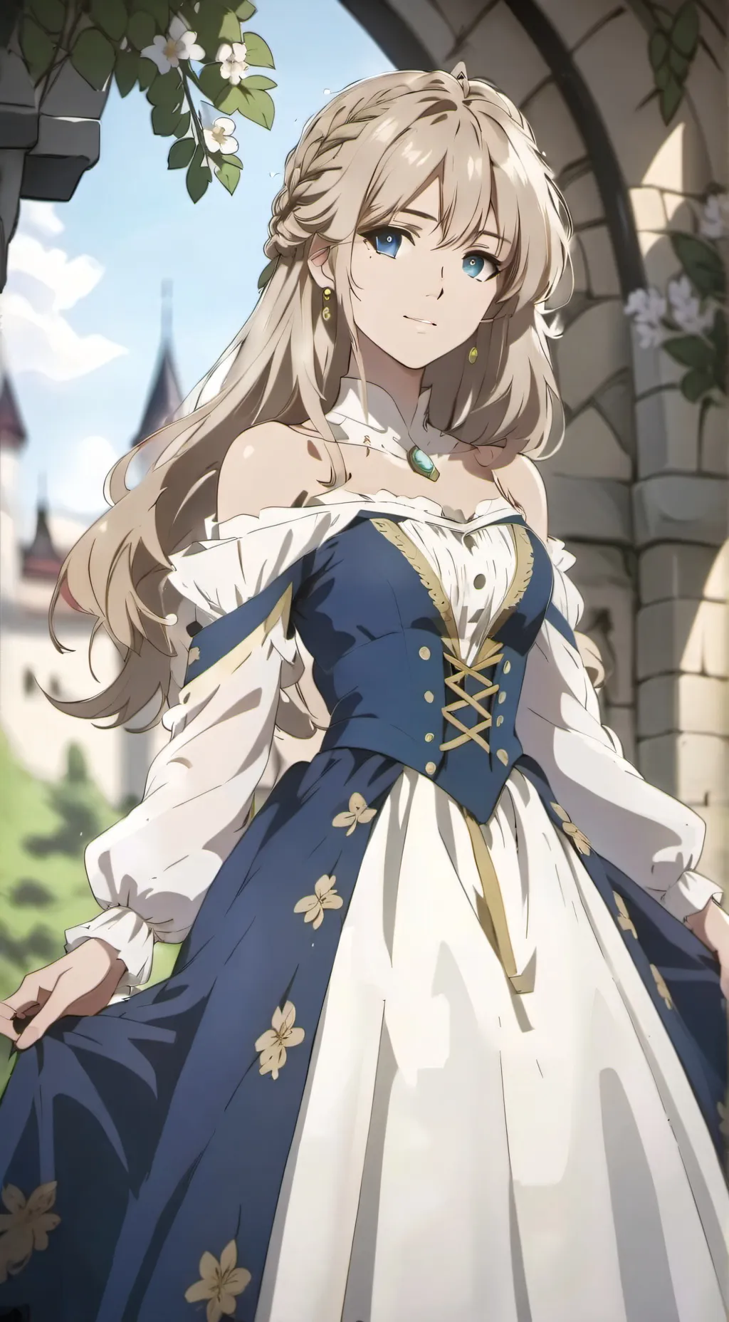 ai character: Camellia  background