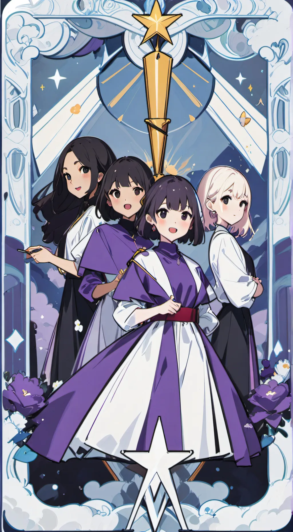 ai character: o mundo das menina background