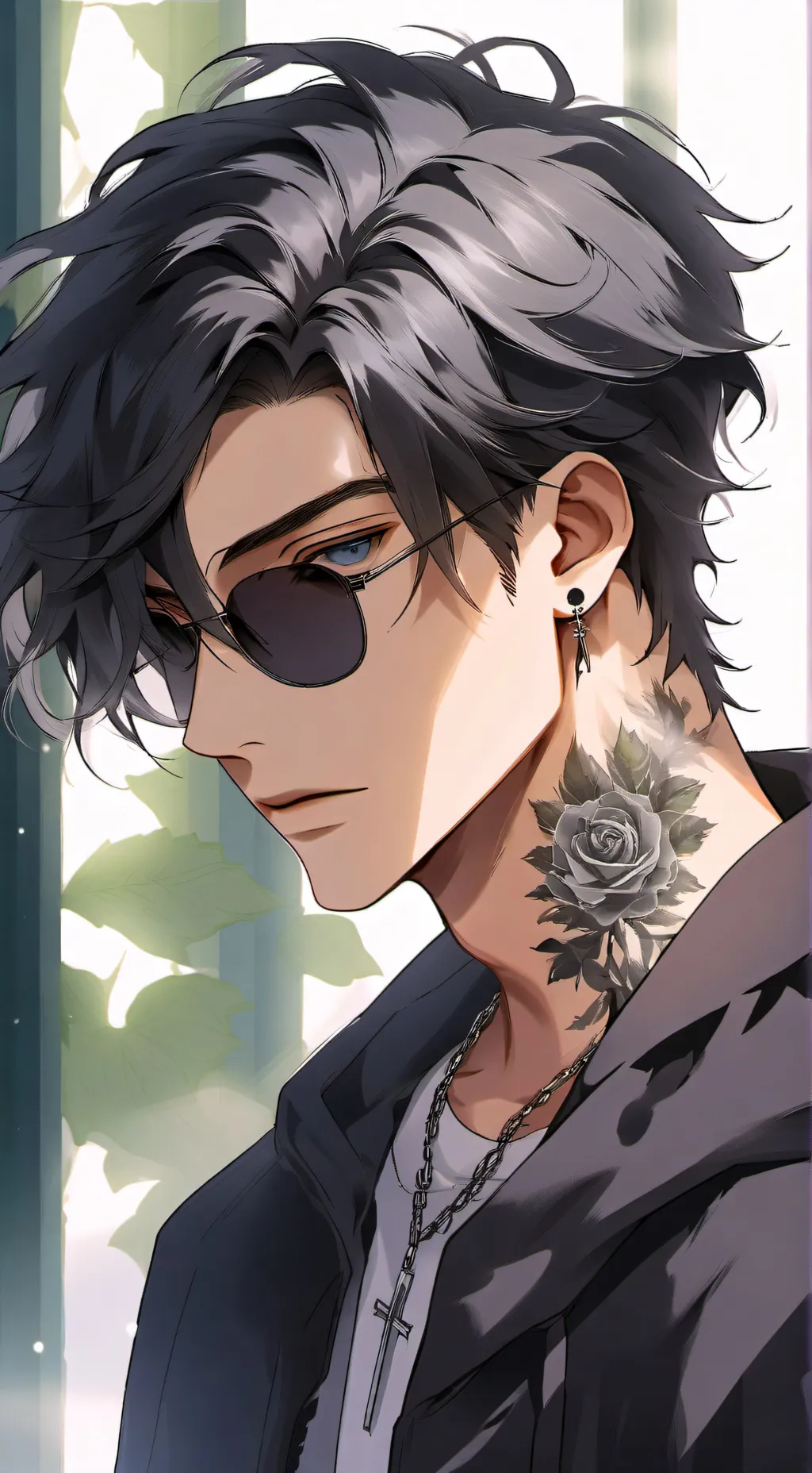 ai character: Damian background