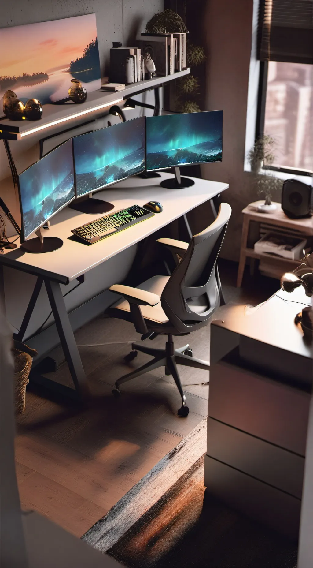 ai character: Live stream 2017 background