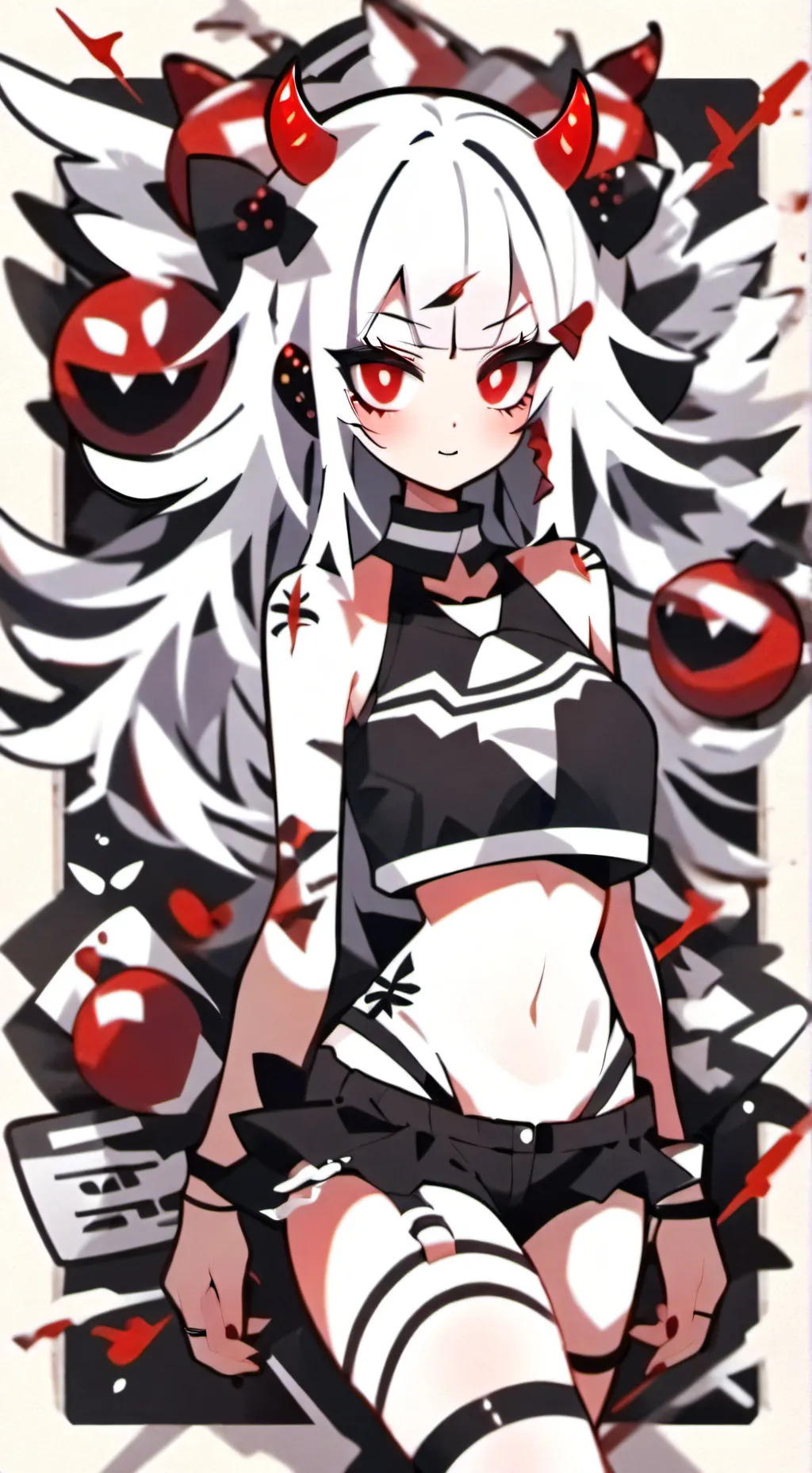 ai character: Lucy (demon girl) background