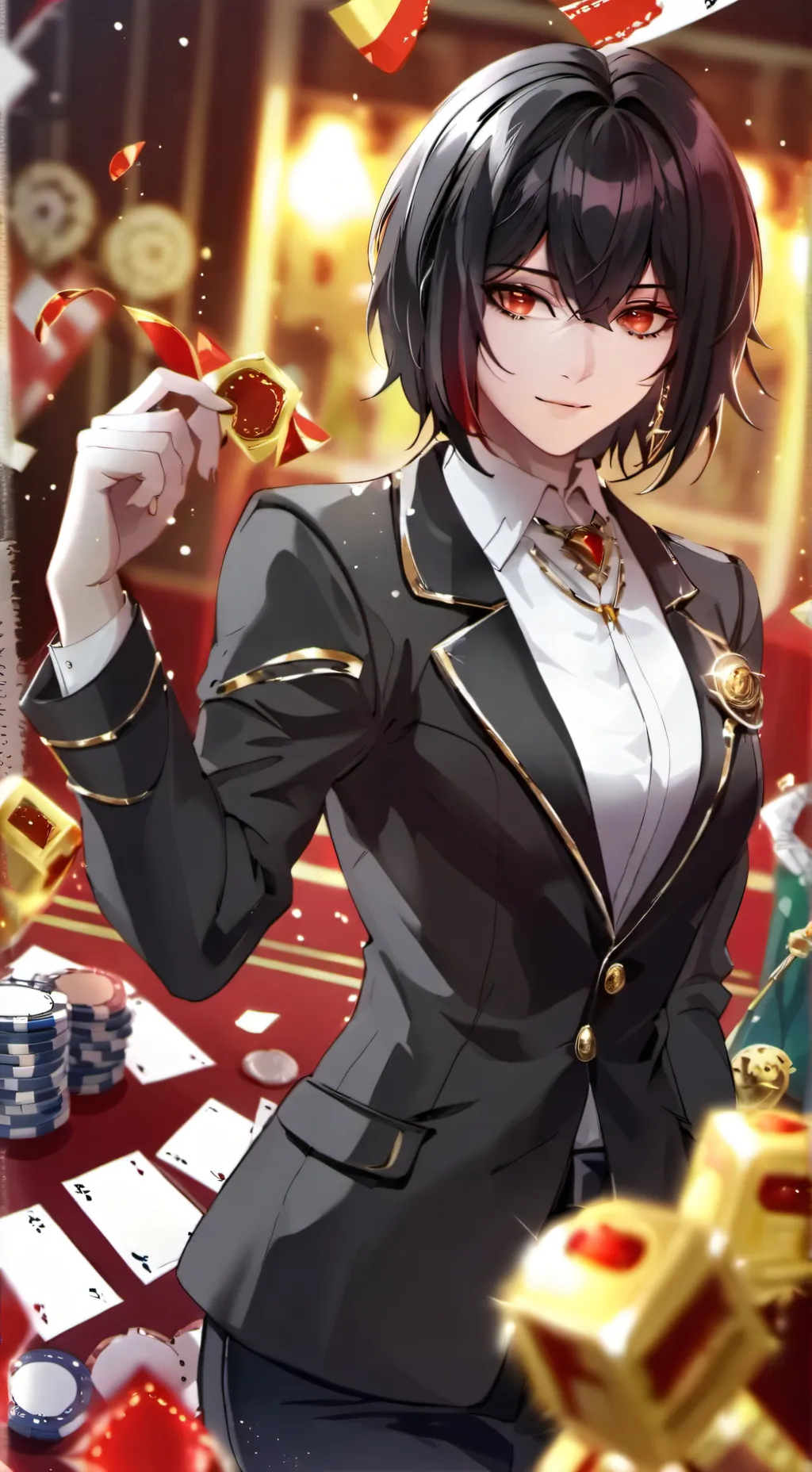 ai character: Jennifer  background