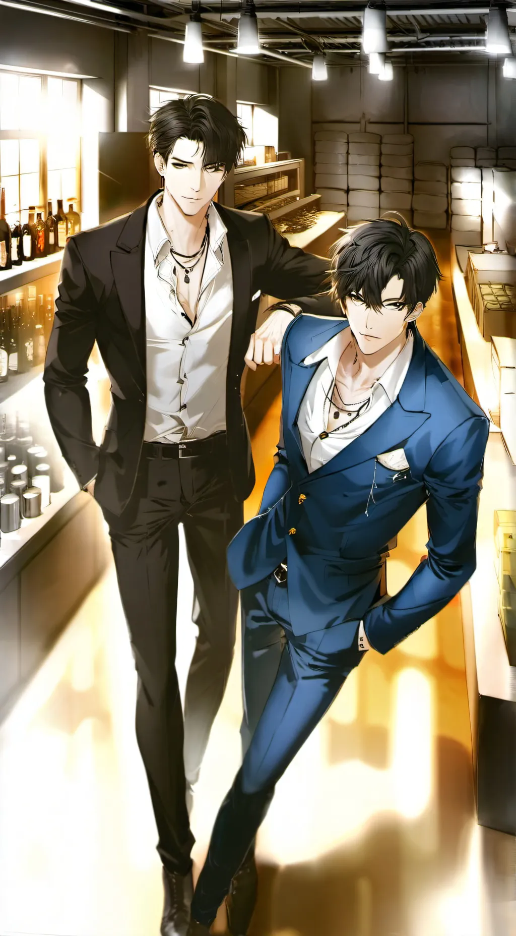 ai character: Mikail&Alex Vetrov background