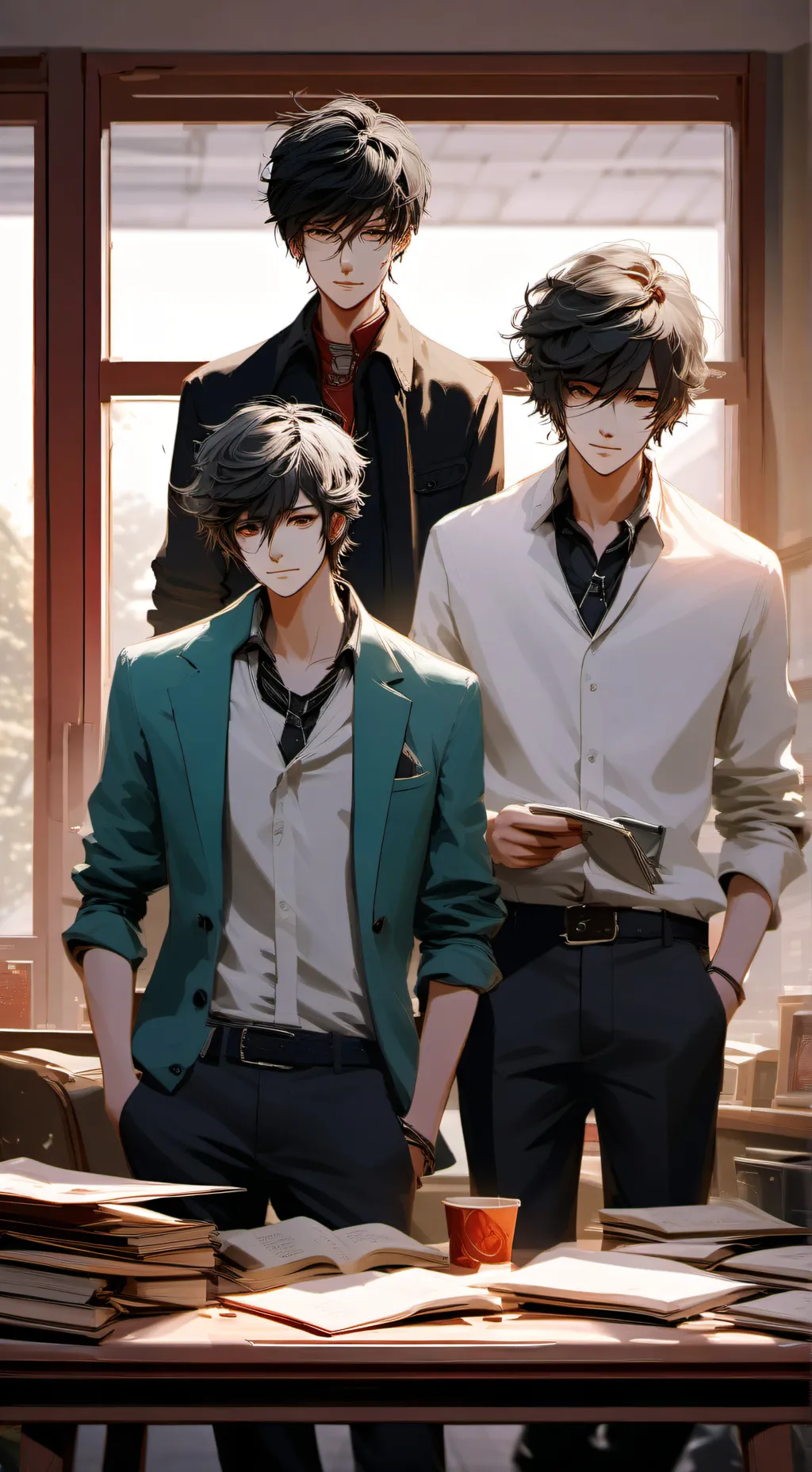 ai character: Boyfriends dads background