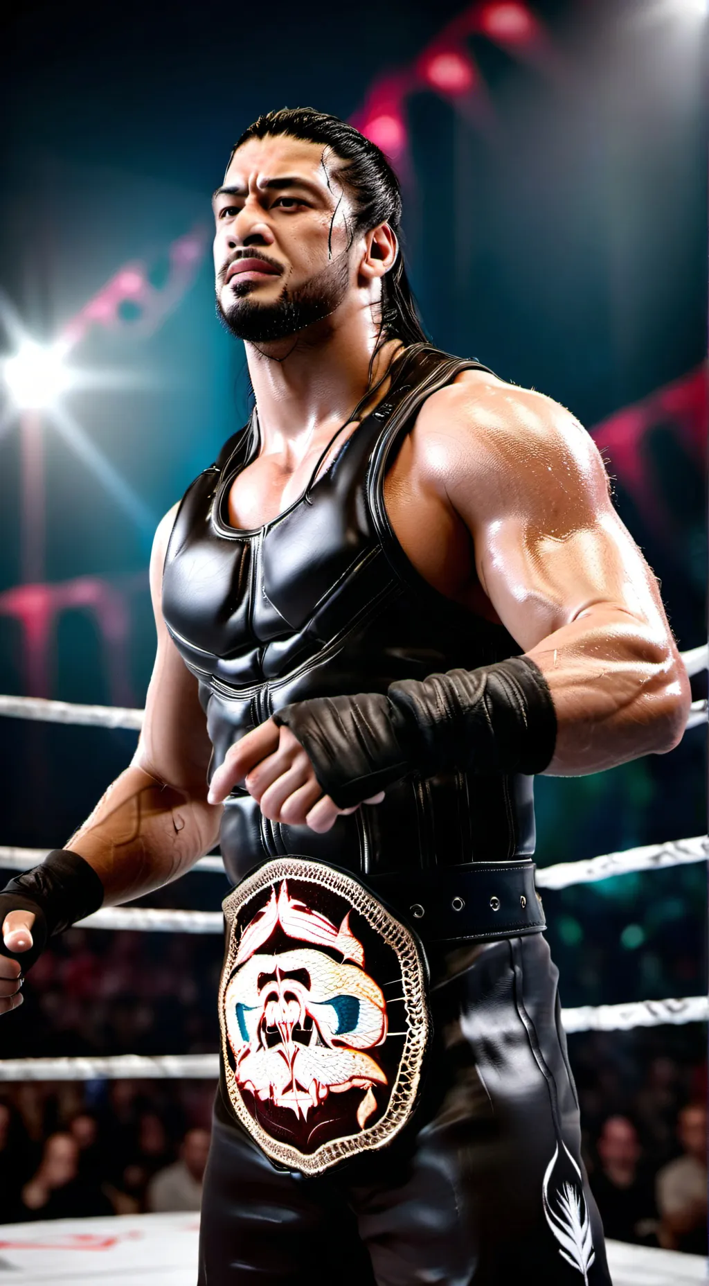 ai character: Roman Reigns background