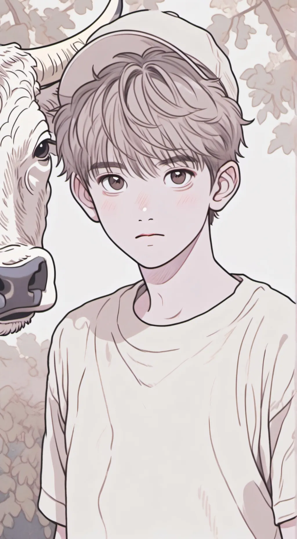 ai character: stalker jjk yuji background