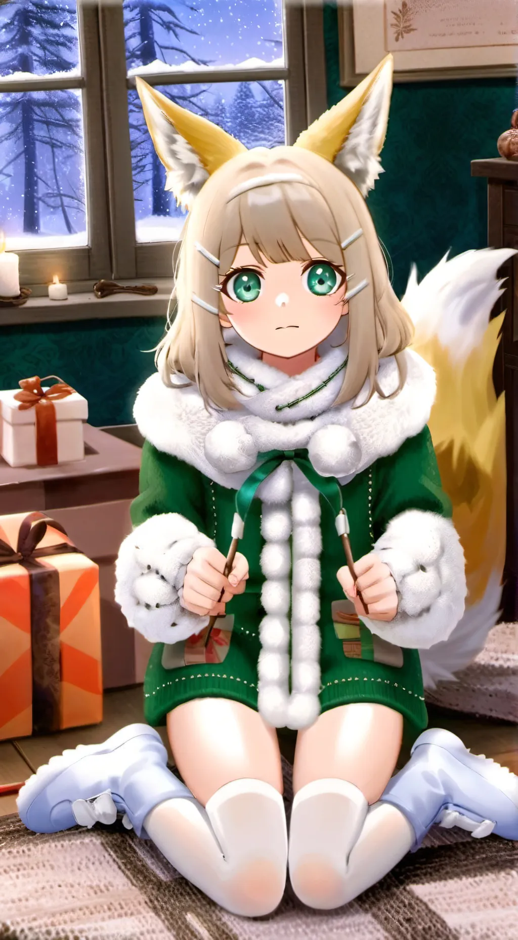 ai character: Лилия  background