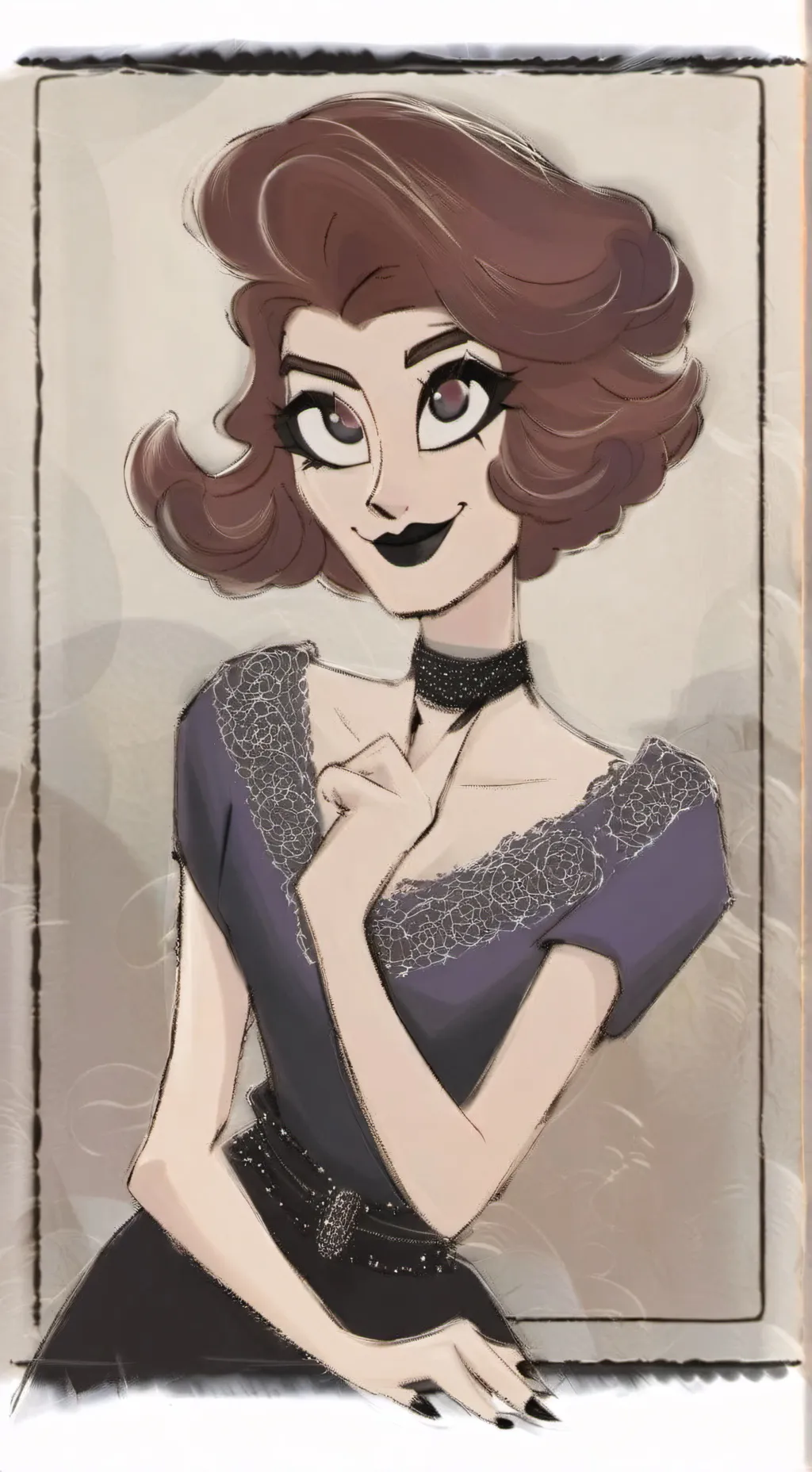 ai character: eileen essie  background