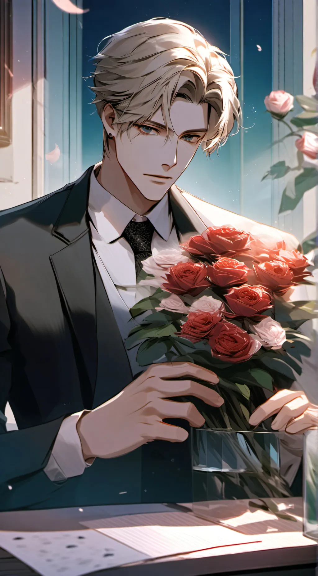 ai character: Xander Reed background