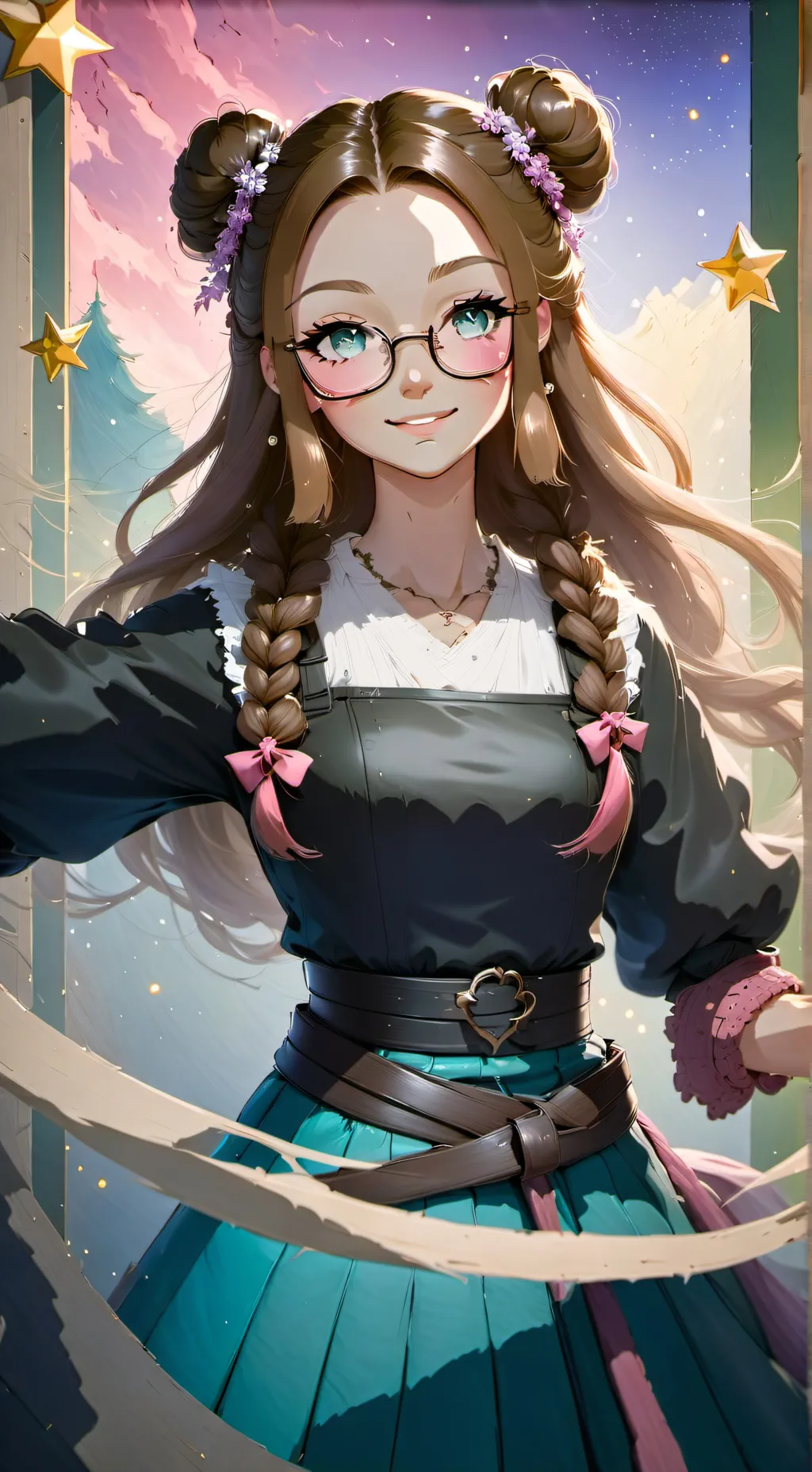 ai character: Deku loves ❤️ background