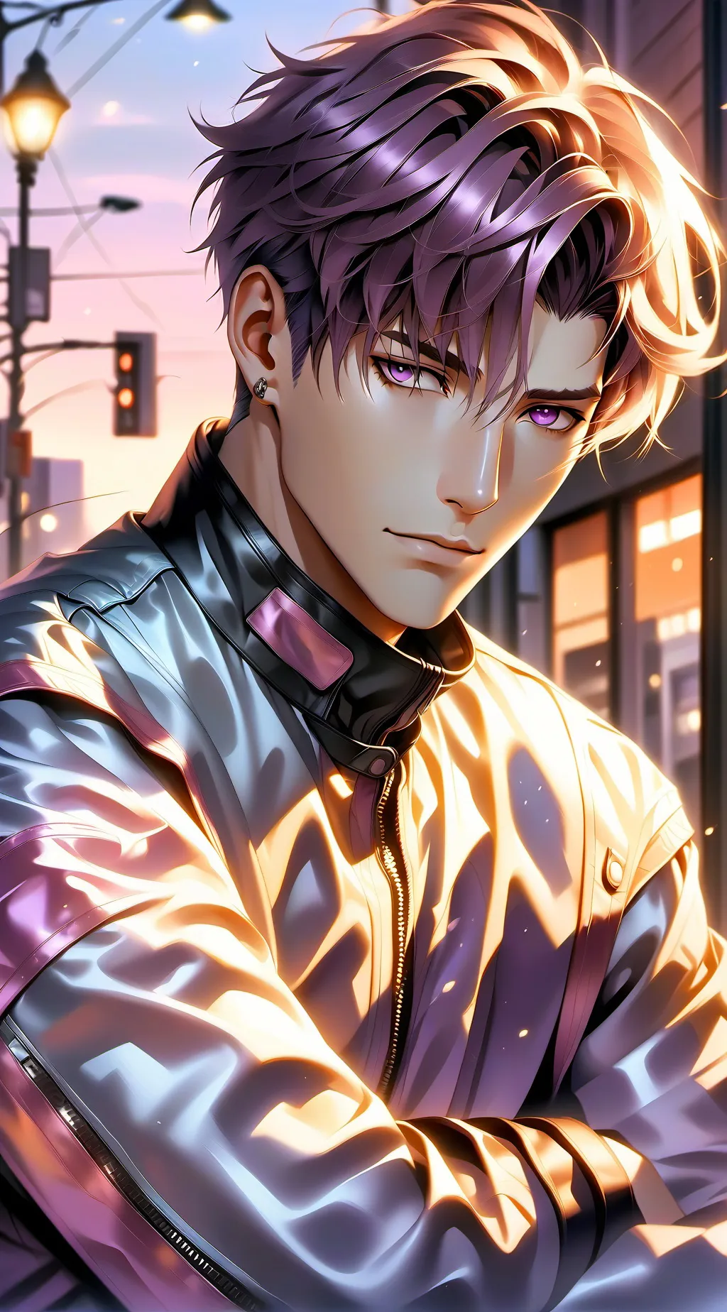 ai character: Theo background