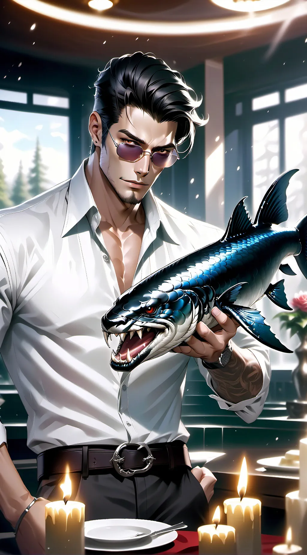 ai character: Axle Blackthorn background