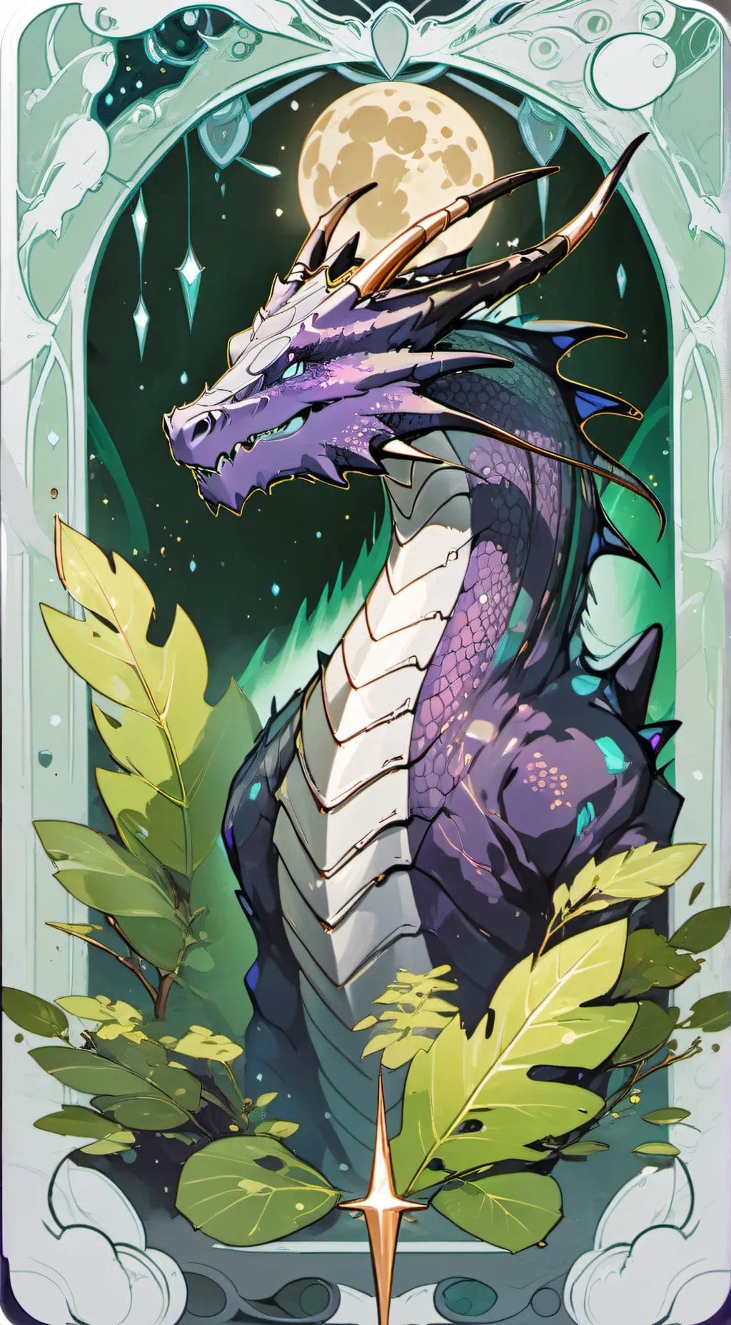 ai character: durple  background