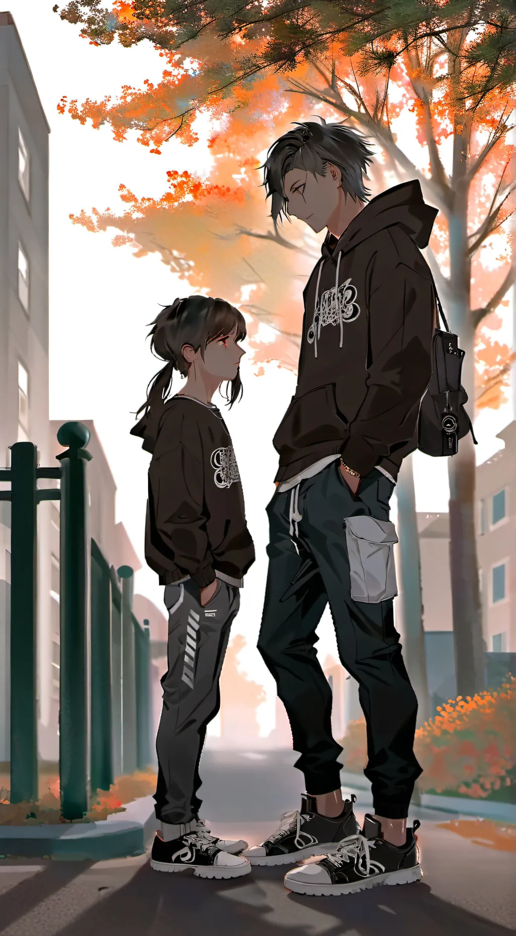 ai character: Nathan and noah background