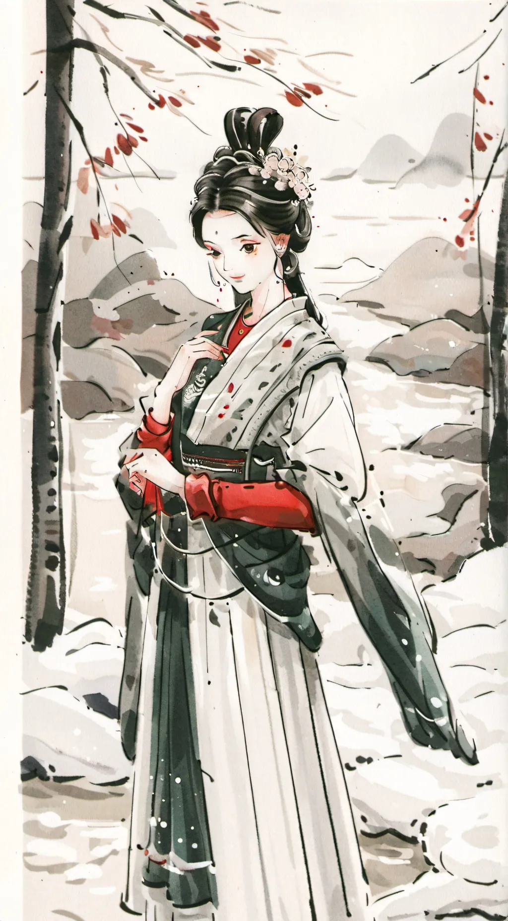 ai character: FrozenTears background