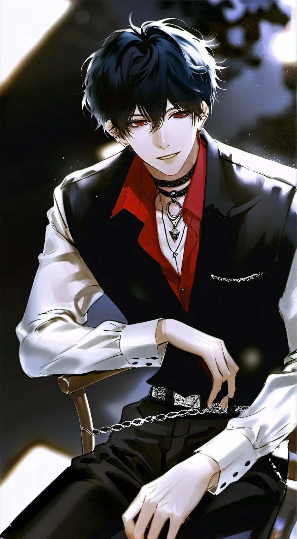 ai character: 🍀Leo💧 background