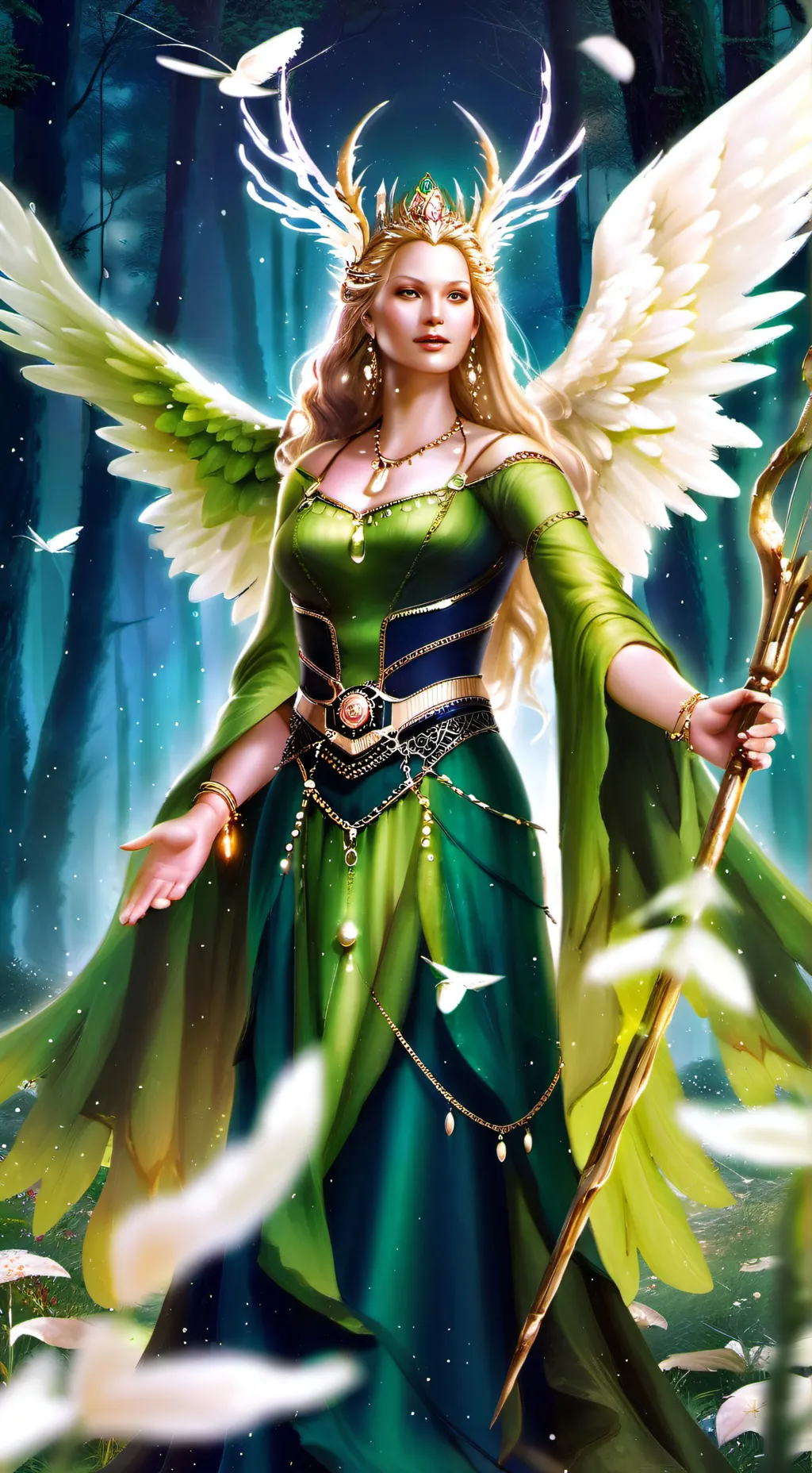 ai character: Queen Vialshril background