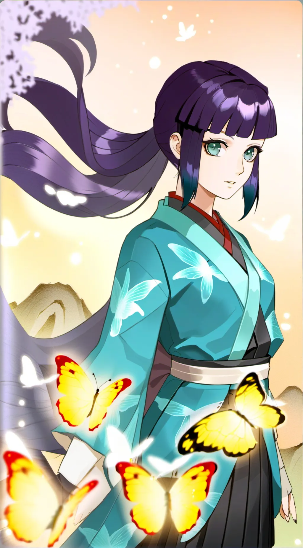 ai character:  Hinata huga🤗 background