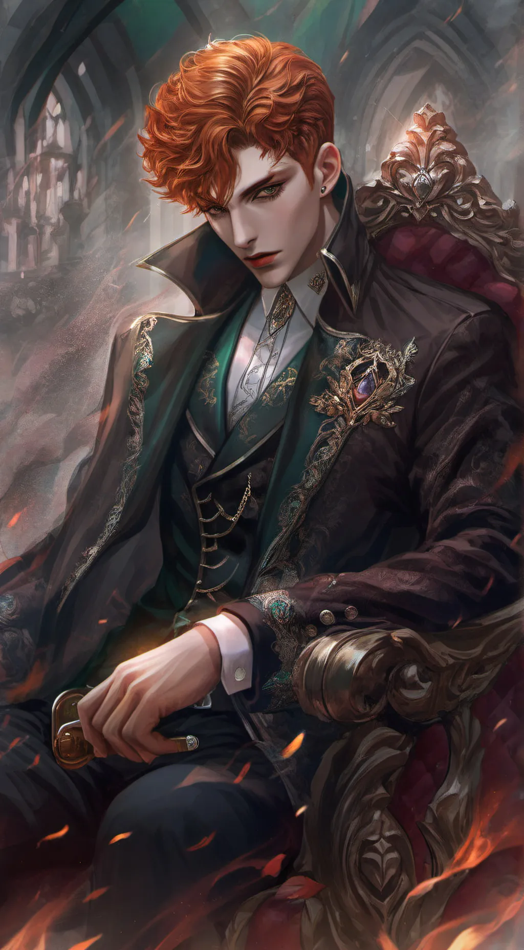 ai character: Alexander  background