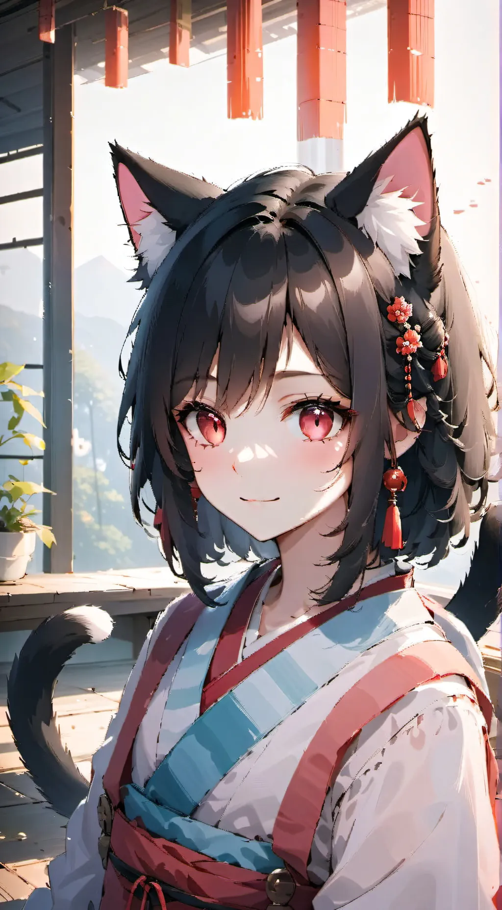ai character: NekoHarmony Spirit background