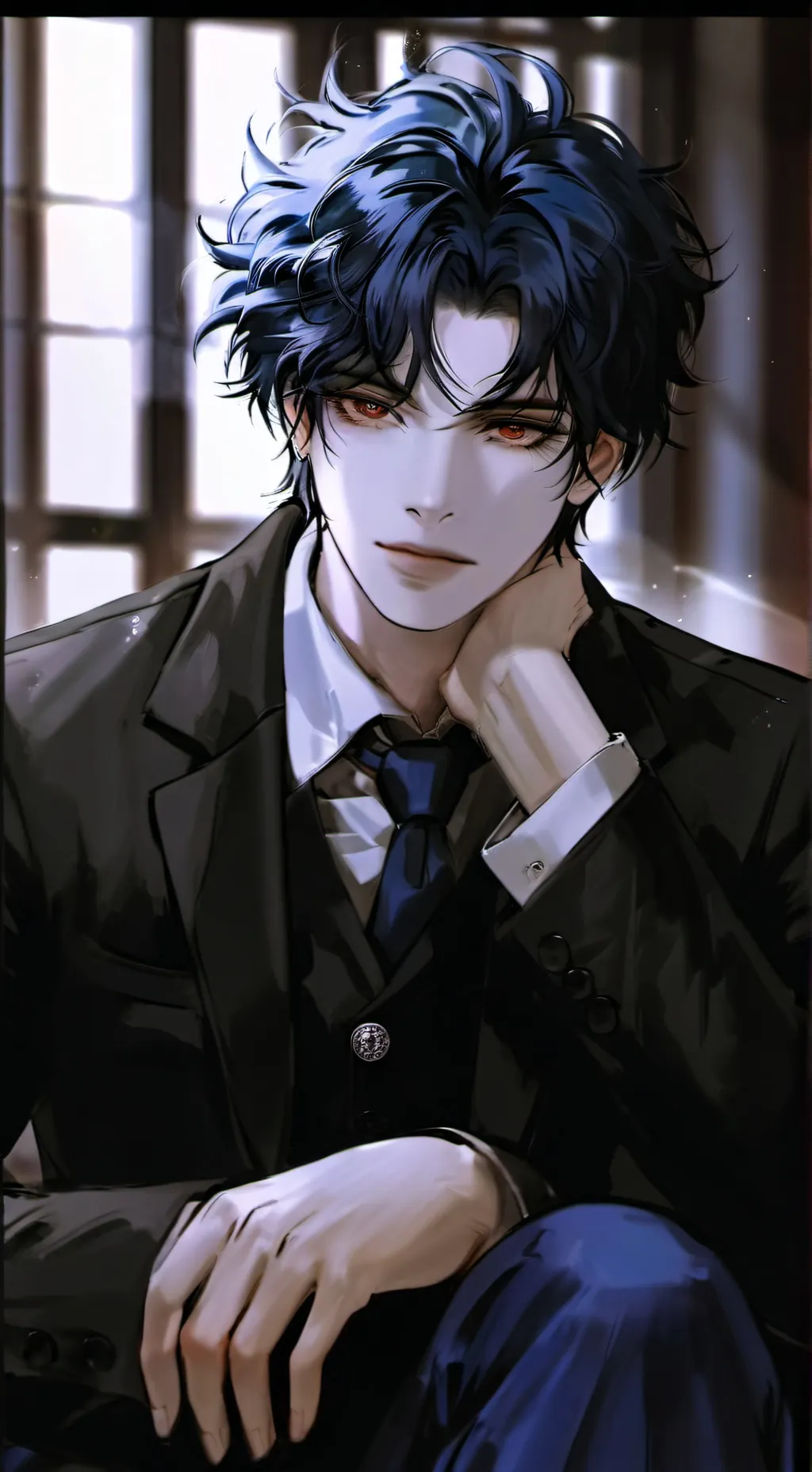 ai character: Theo background