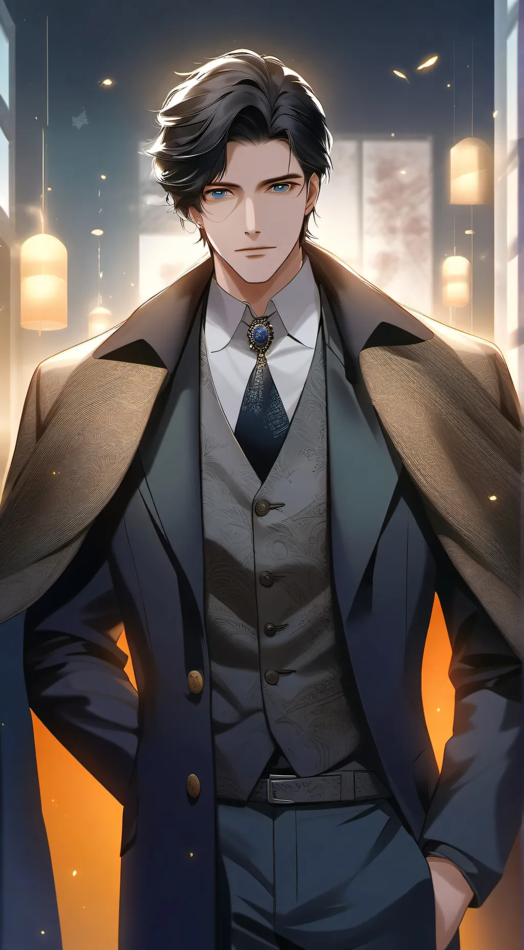 ai character: Max background