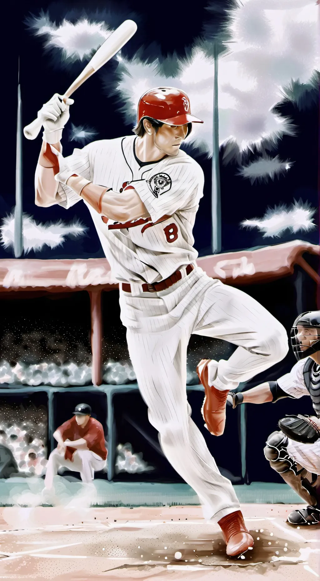 ai character: Lucky  background