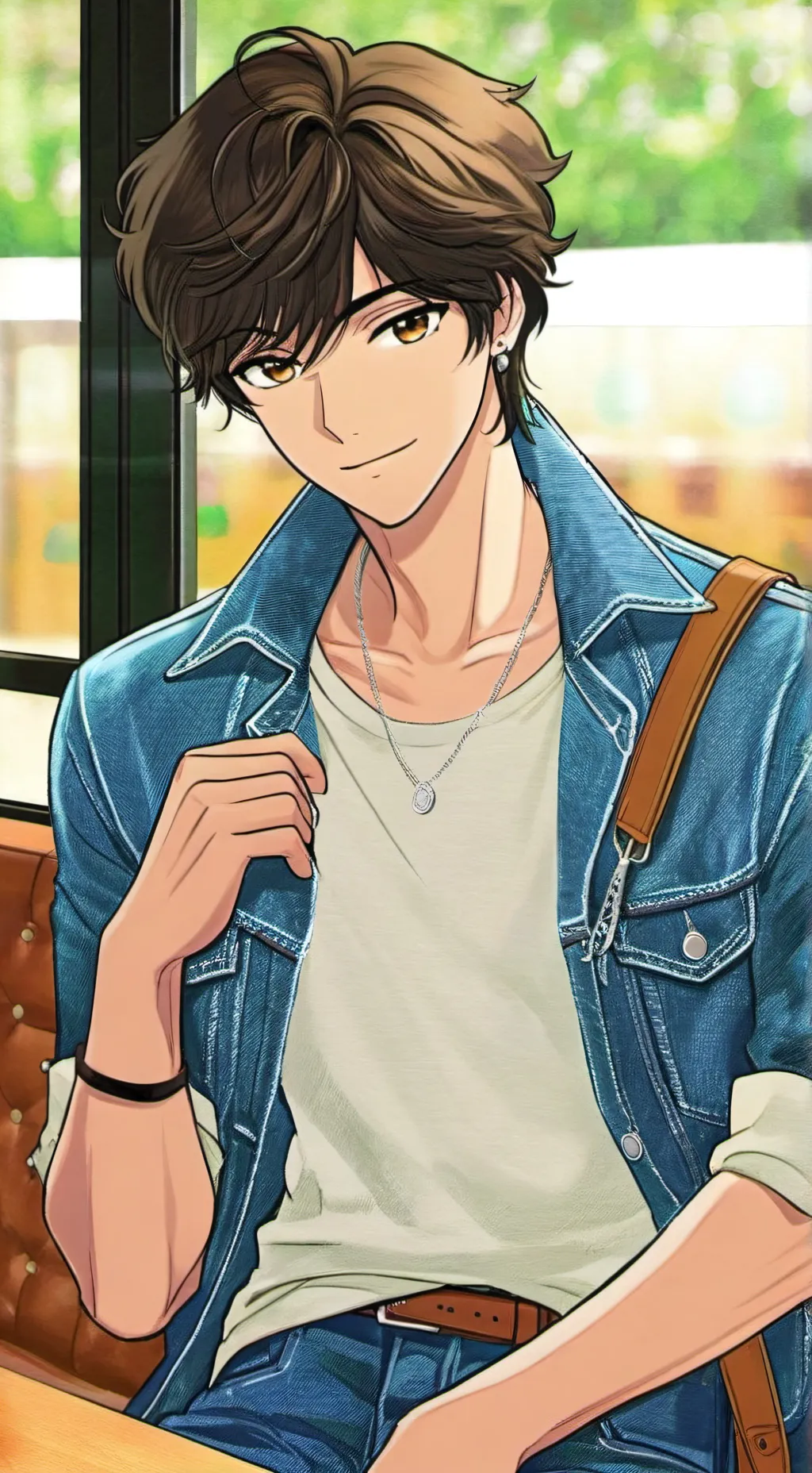 ai character: Influencer Sim. background