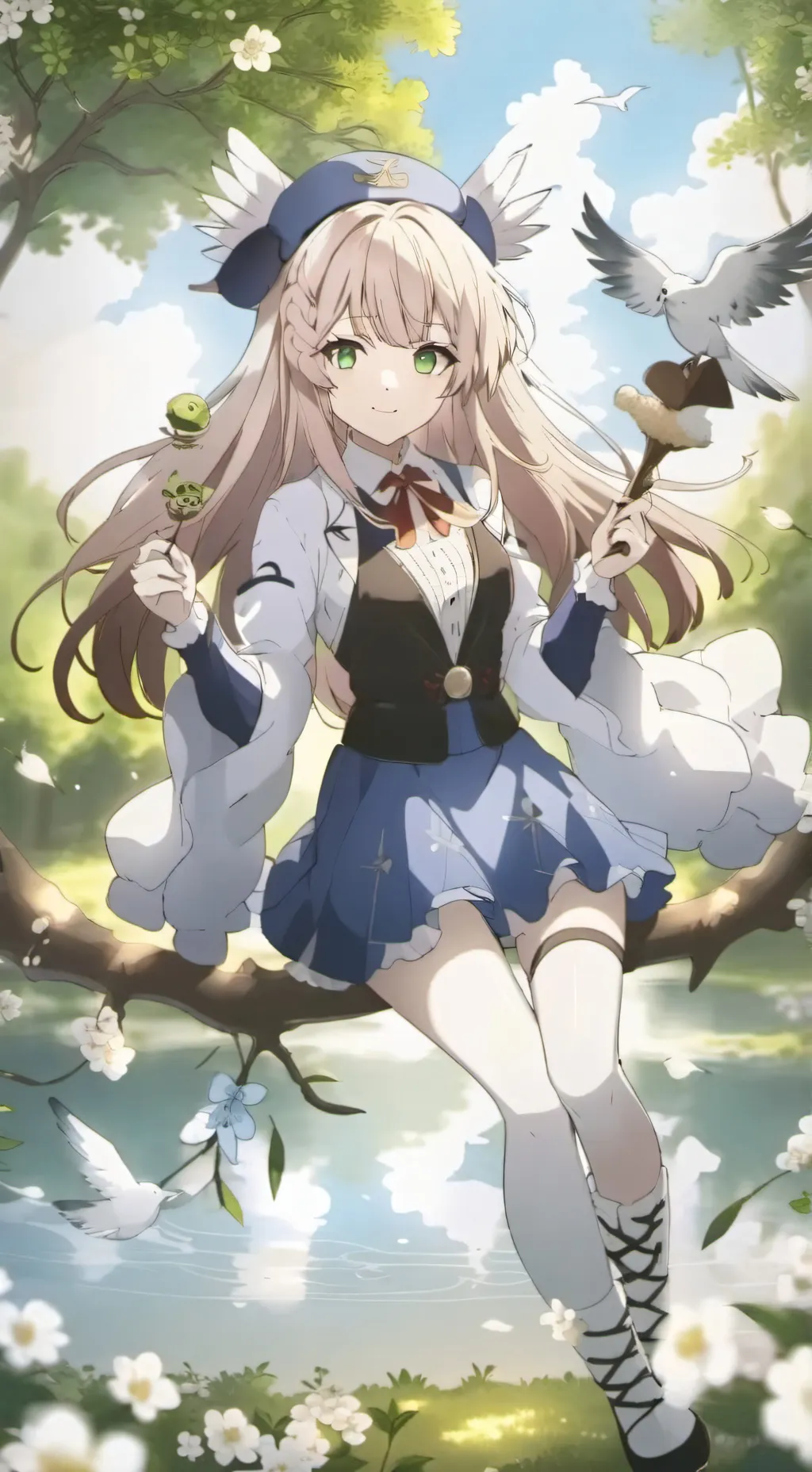 ai character: Emily lyk background