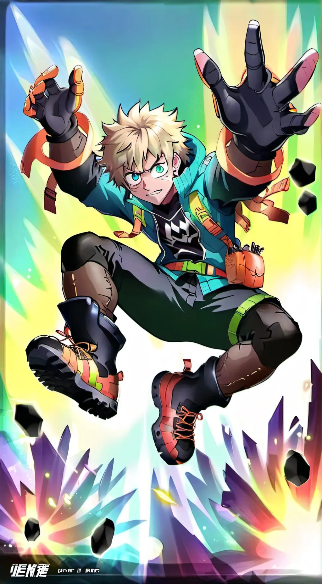 ai character: bakugo background