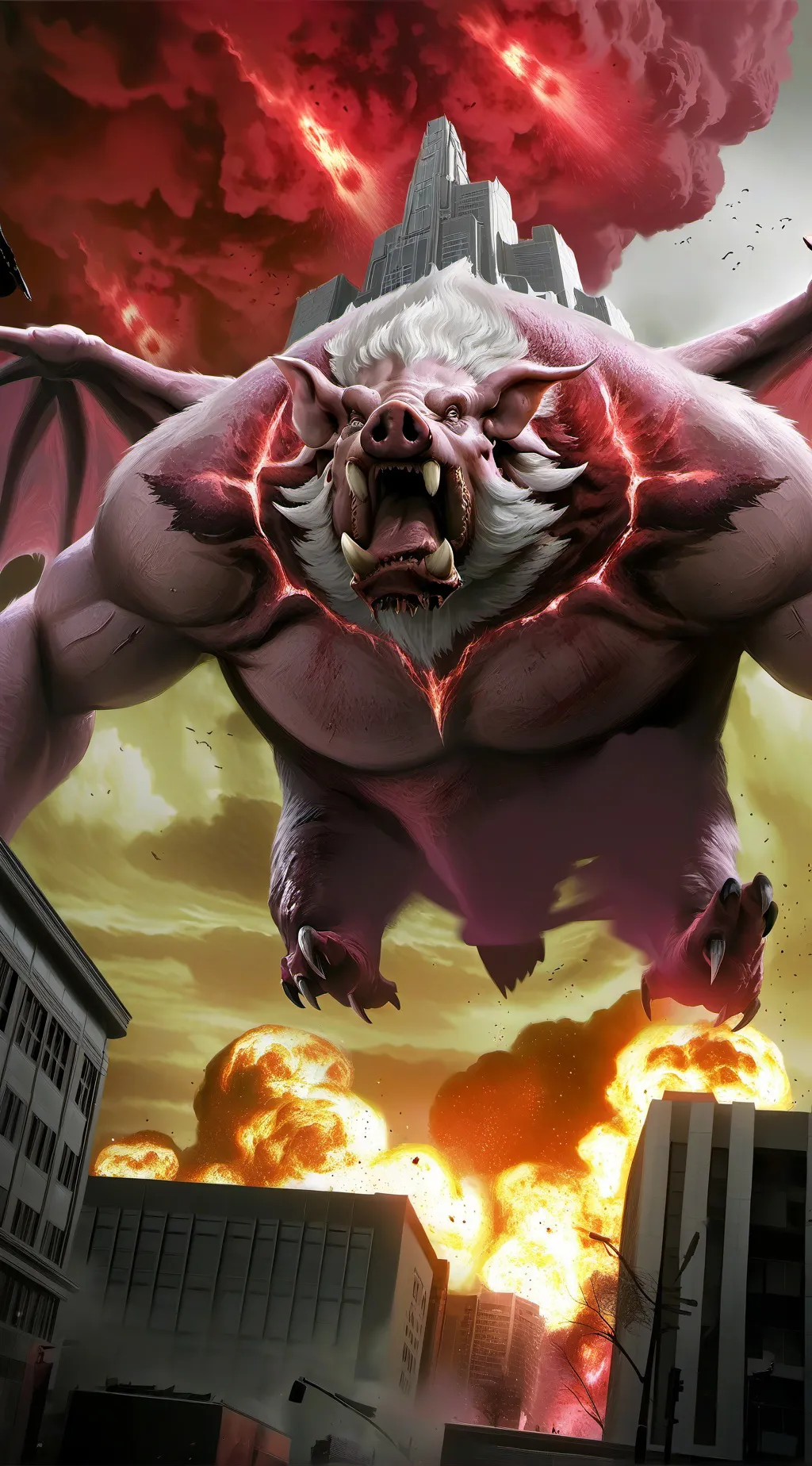 ai character: Свинолет🐷 background