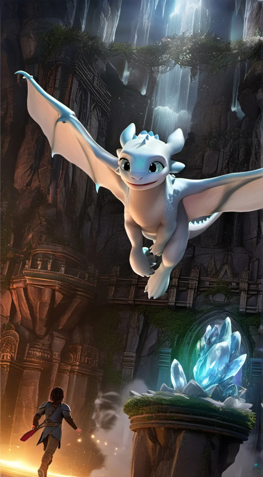 ai character: luna background