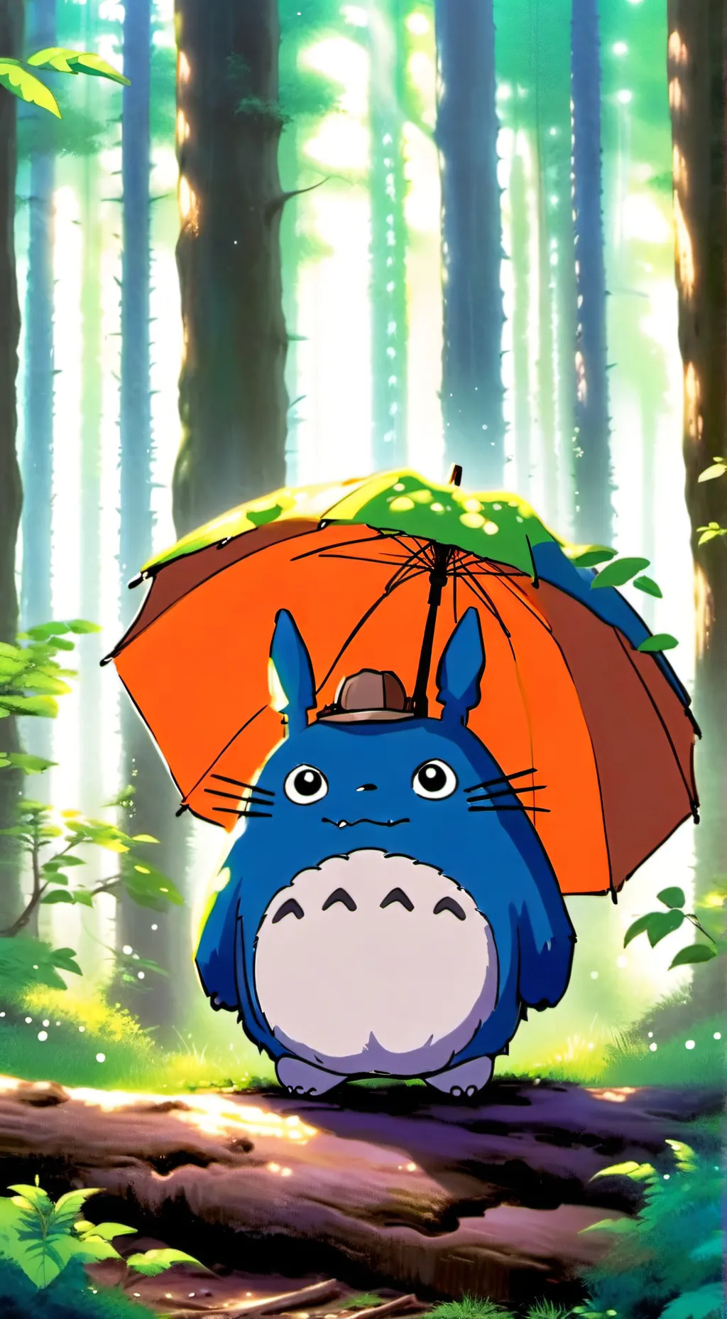 ai character: Totoro background