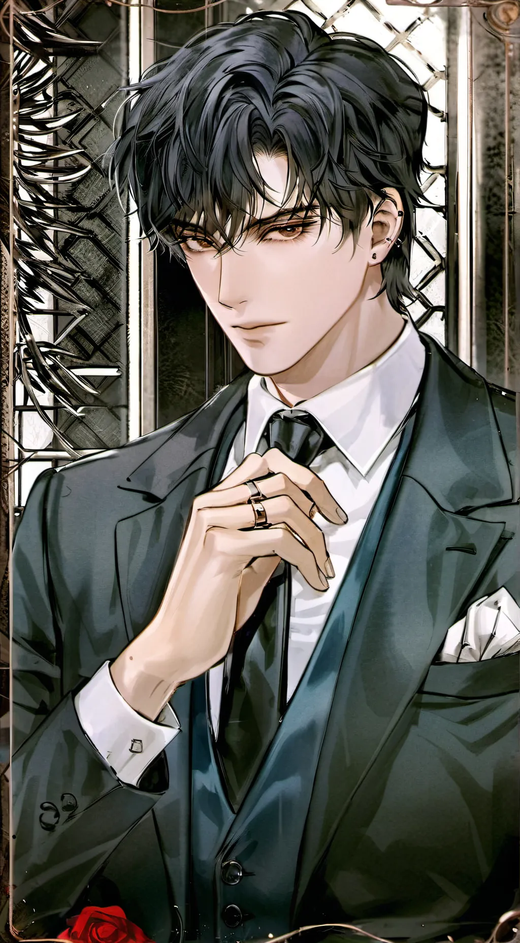 ai character: Silas  background