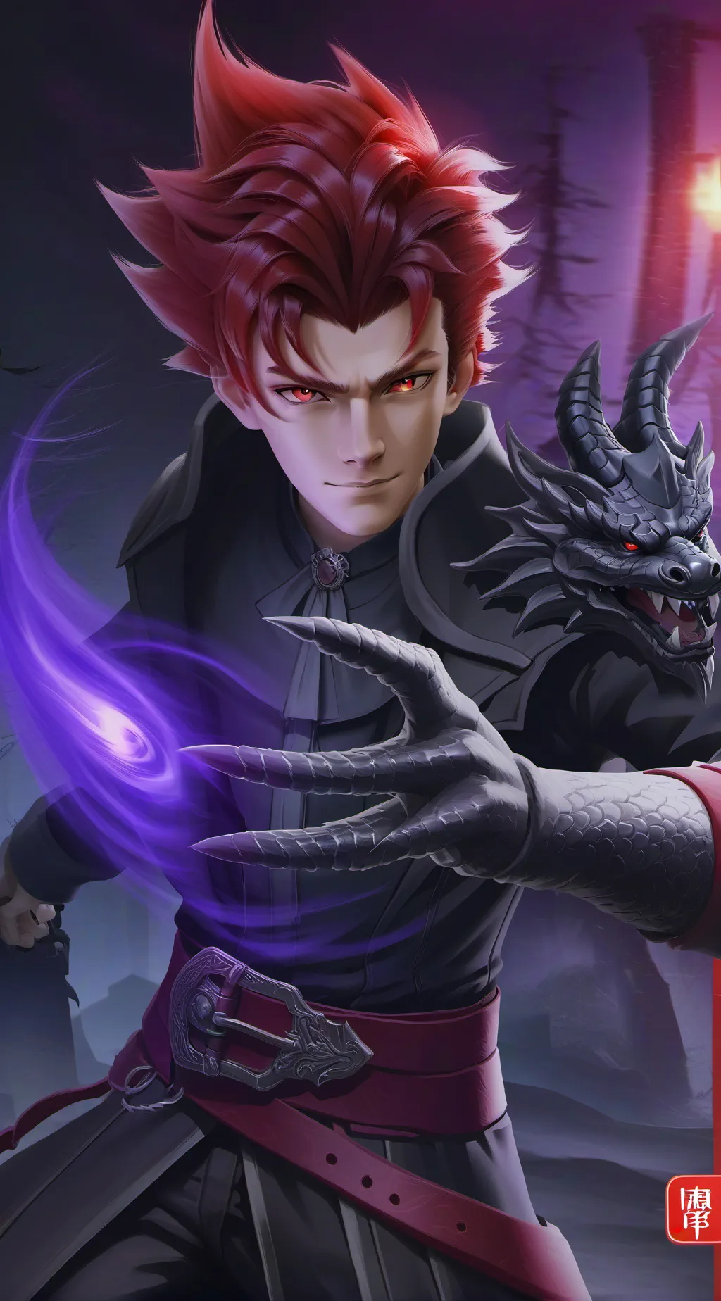 ai character: Kaileen.  background