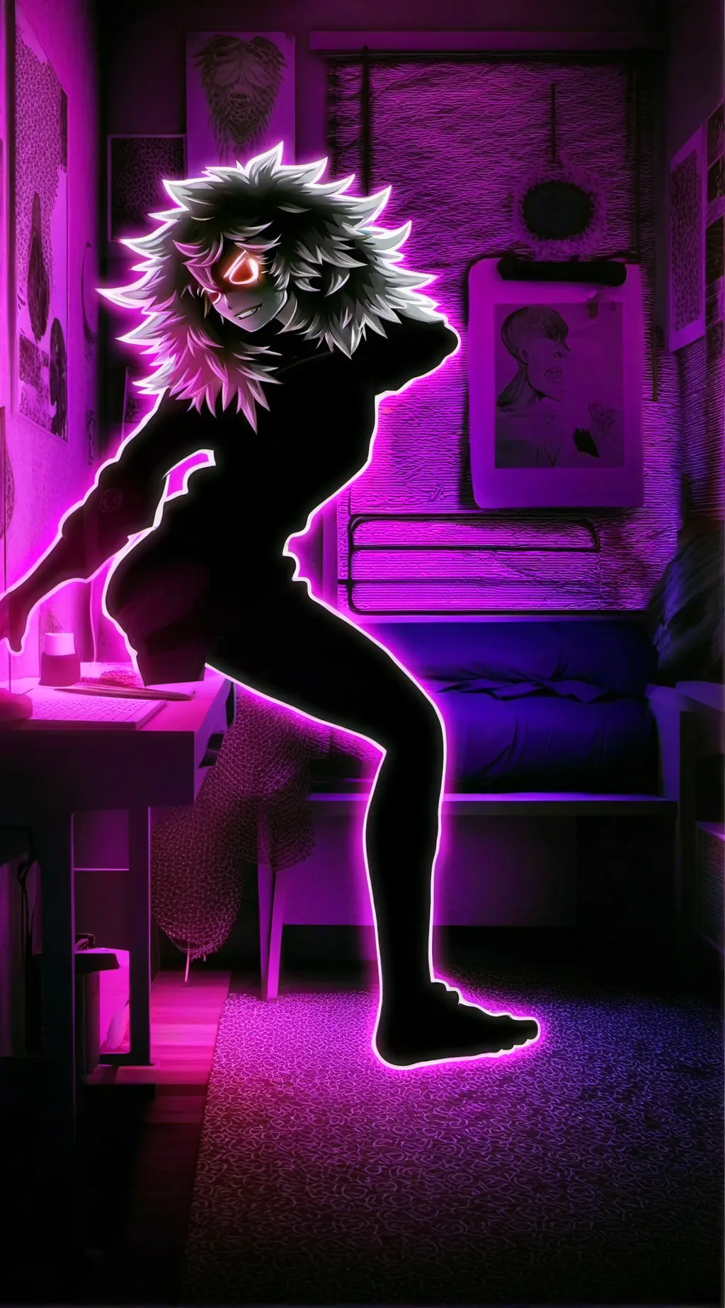 ai character: Mina  background