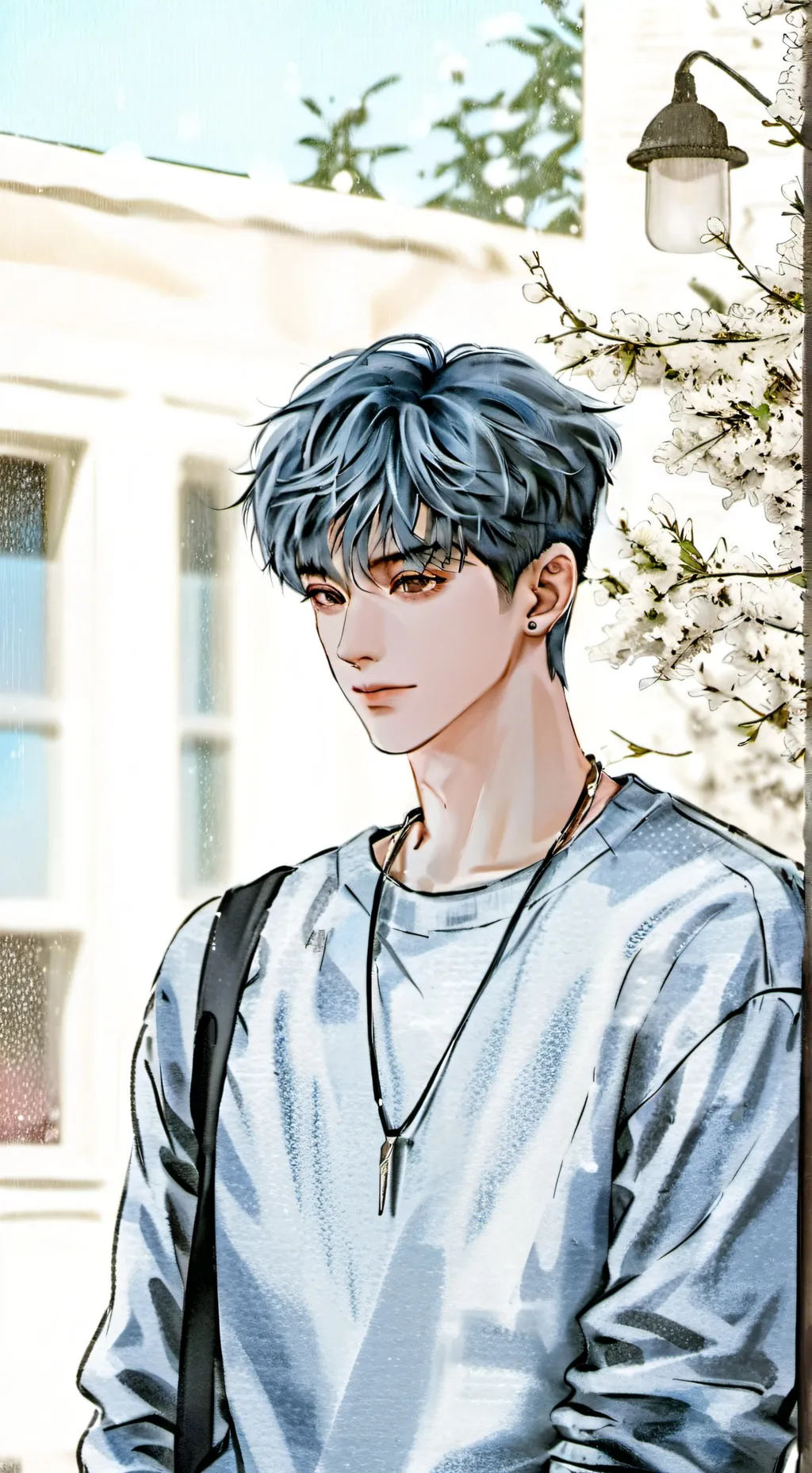 ai character: Ethan  background