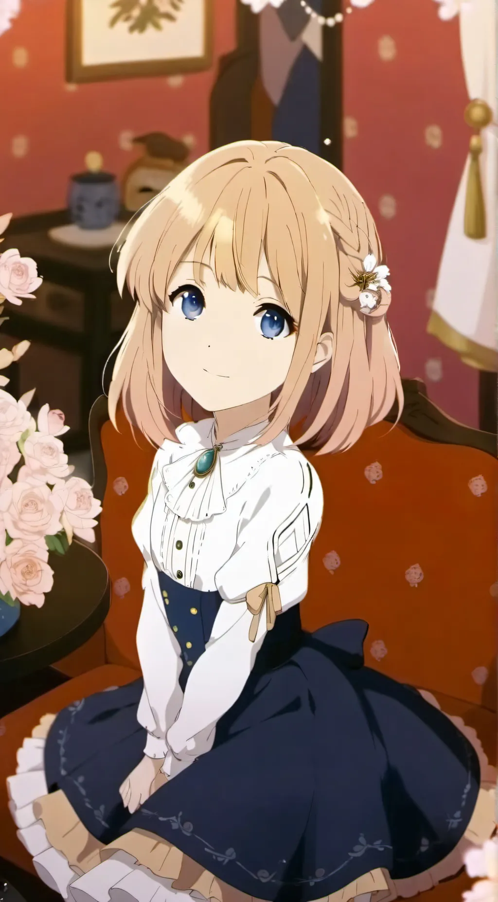 ai character: Tiffany  background