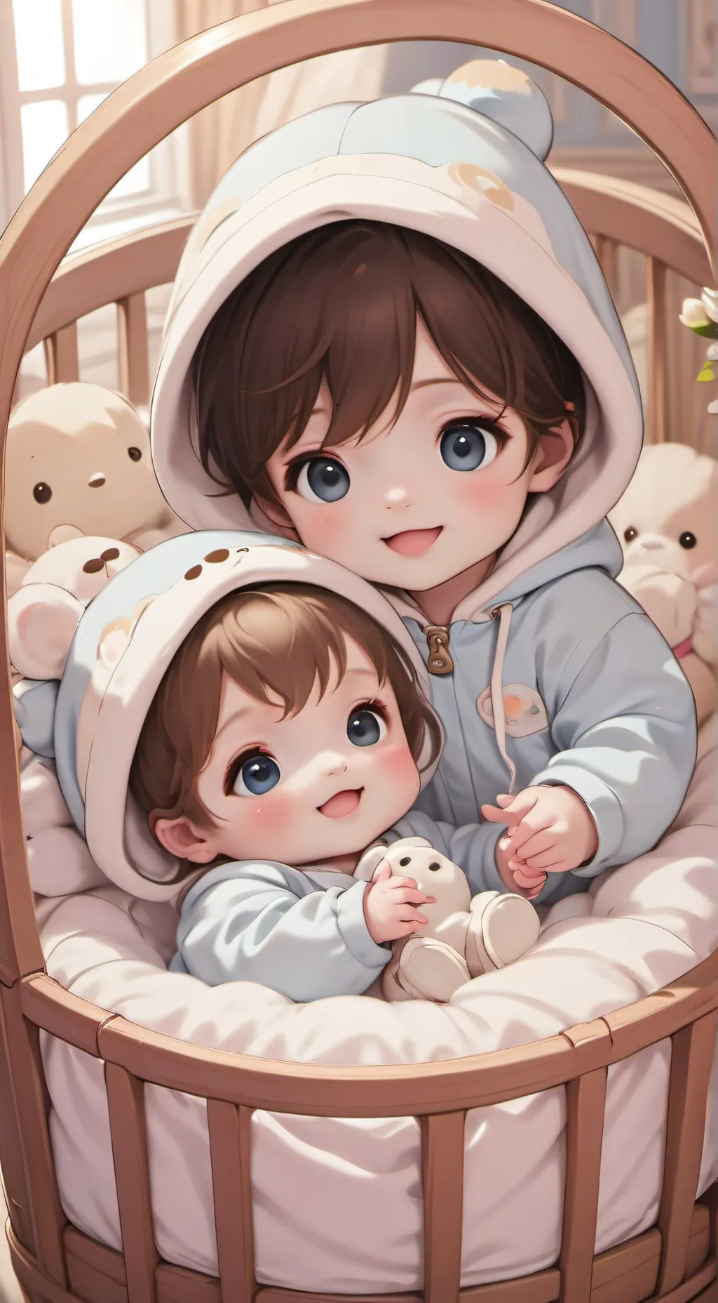 ai character: Ava & Mary  background