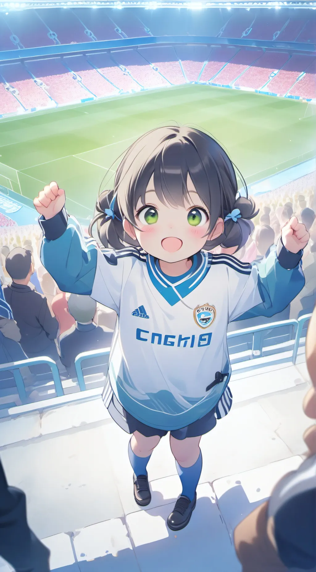 ai character: Fan baby background