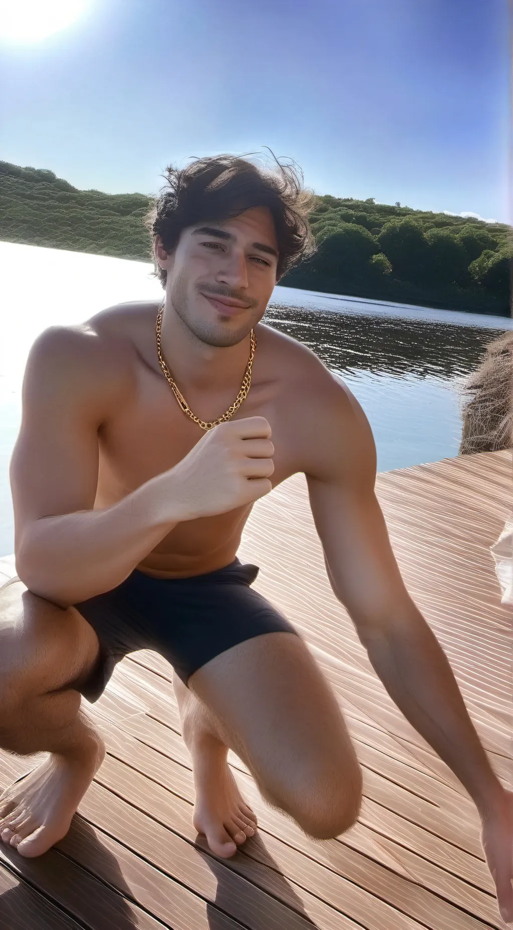 ai character: Colton  background