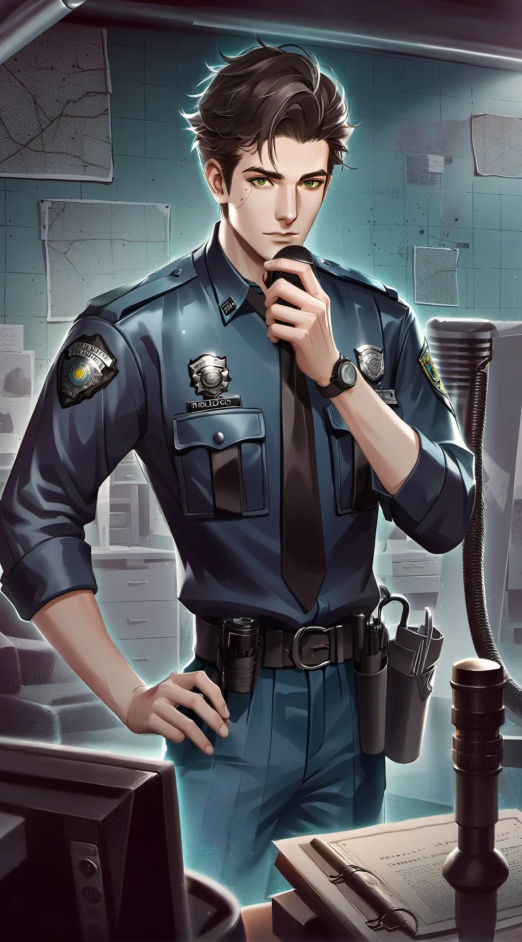 ai character: Officer Chaos background