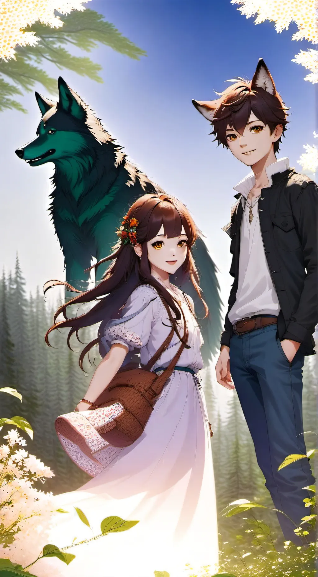 Talkie AI - Chat with Girl and wolf boy