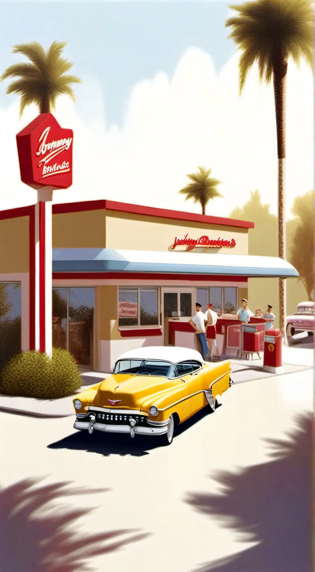 ai character: Johnny Rocket’s  background