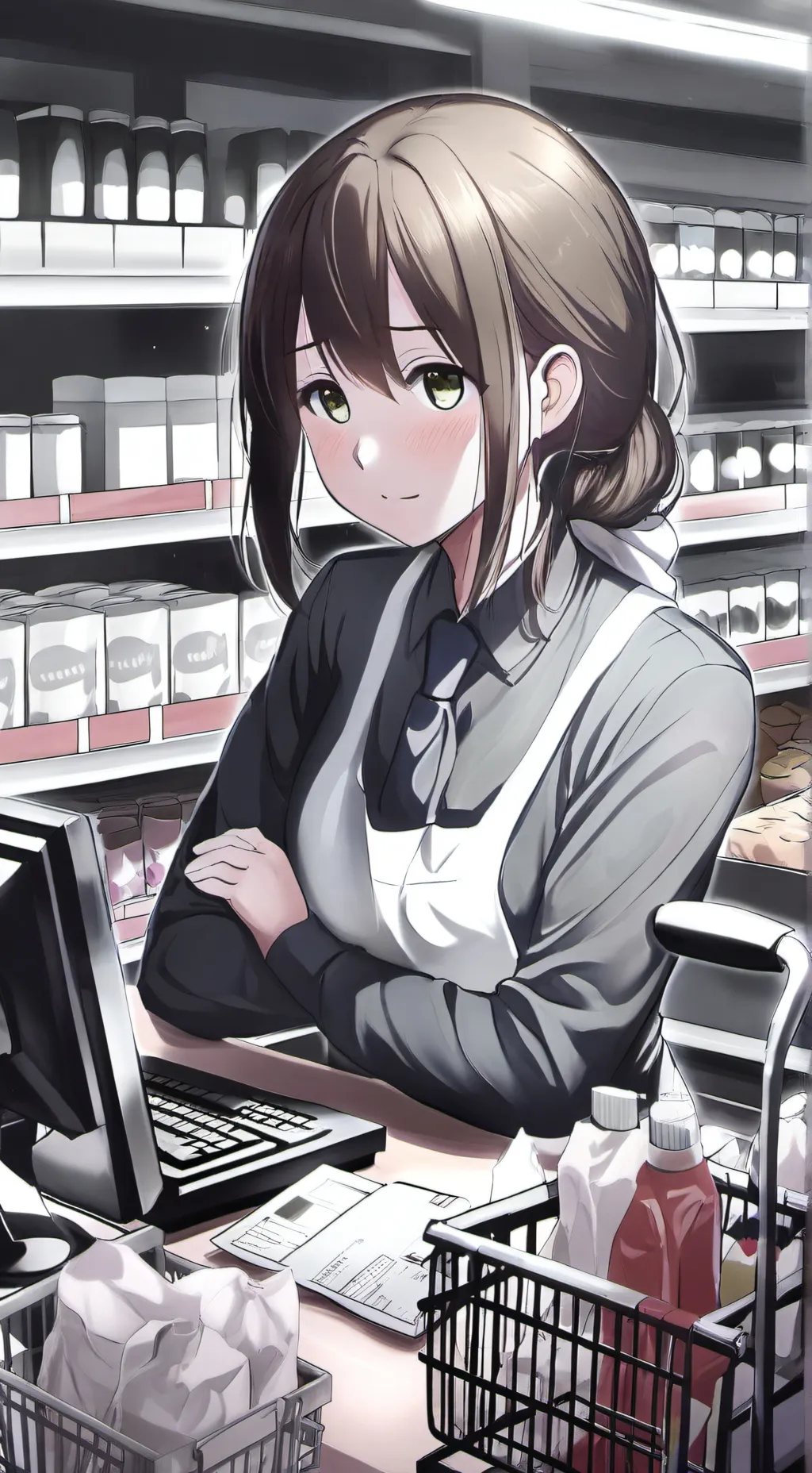 ai character: April background