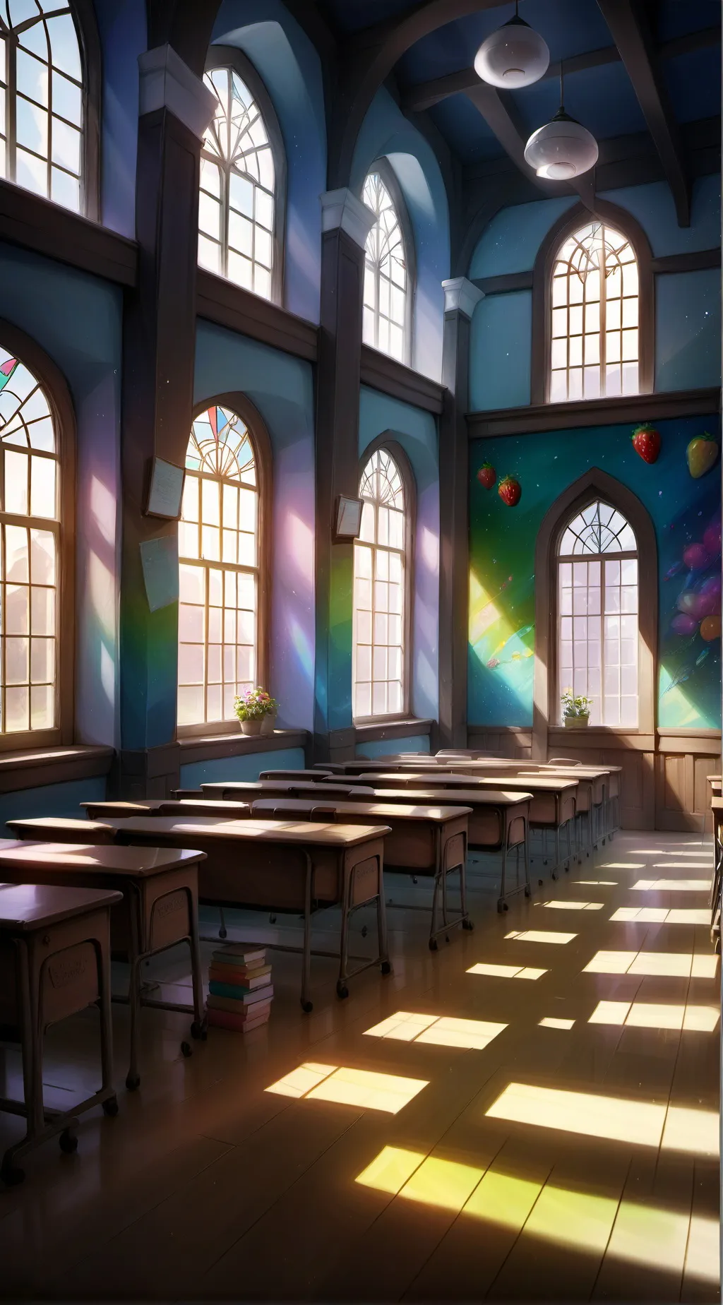 ai character: Dw school background