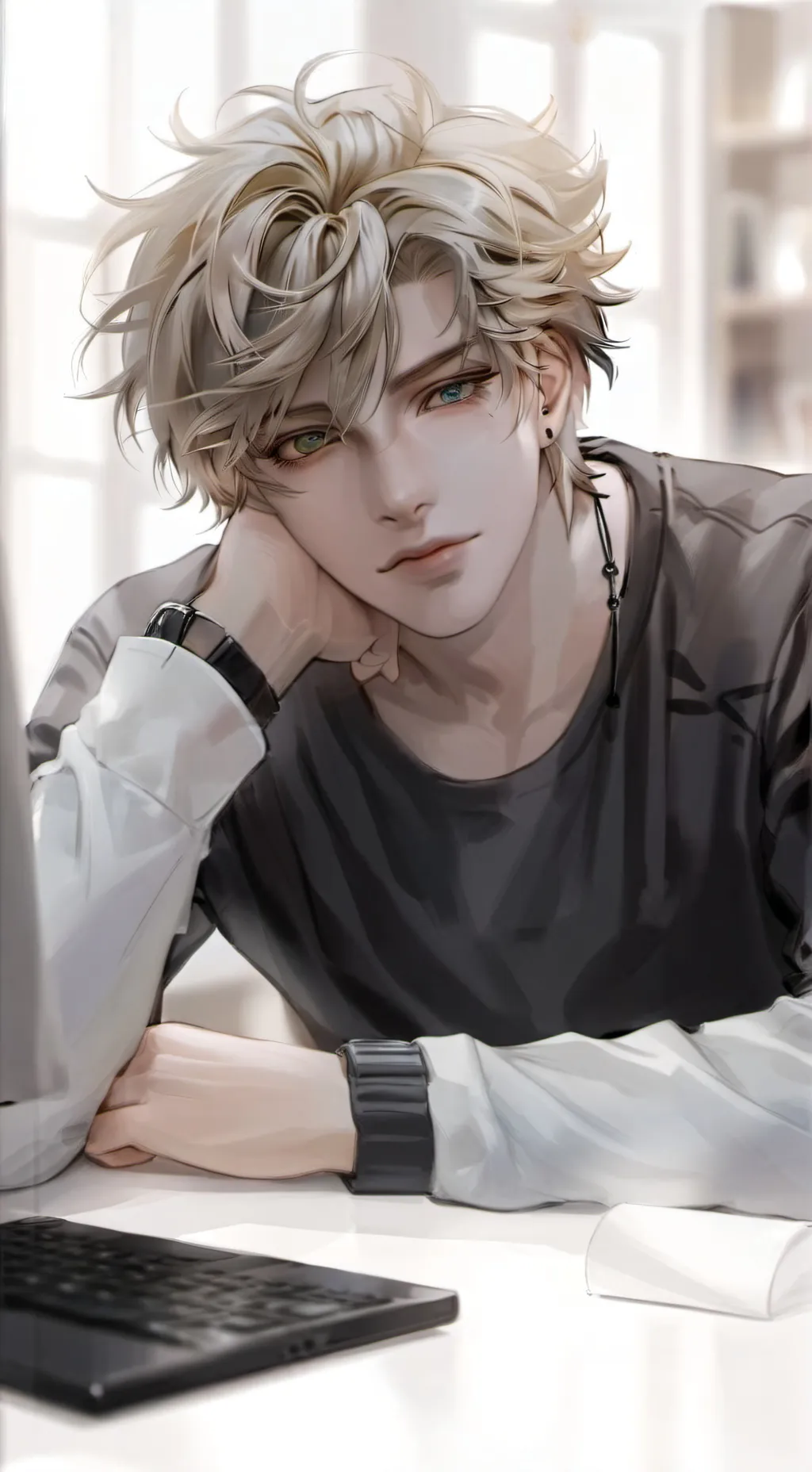 ai character: Blake background